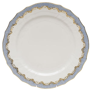 Herend Fish Scale Service Plate, Light Blue