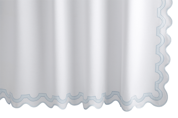 Matouk Mirasol Shower Curtain - Blue