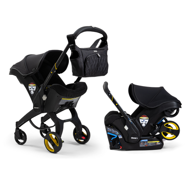 Doona Car Seat and Stroller, Midnight Edition