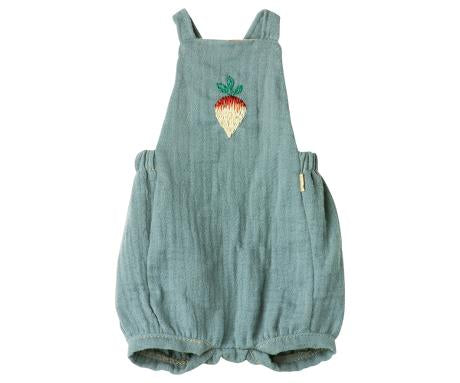 Maileg Teal Overalls, Size 4