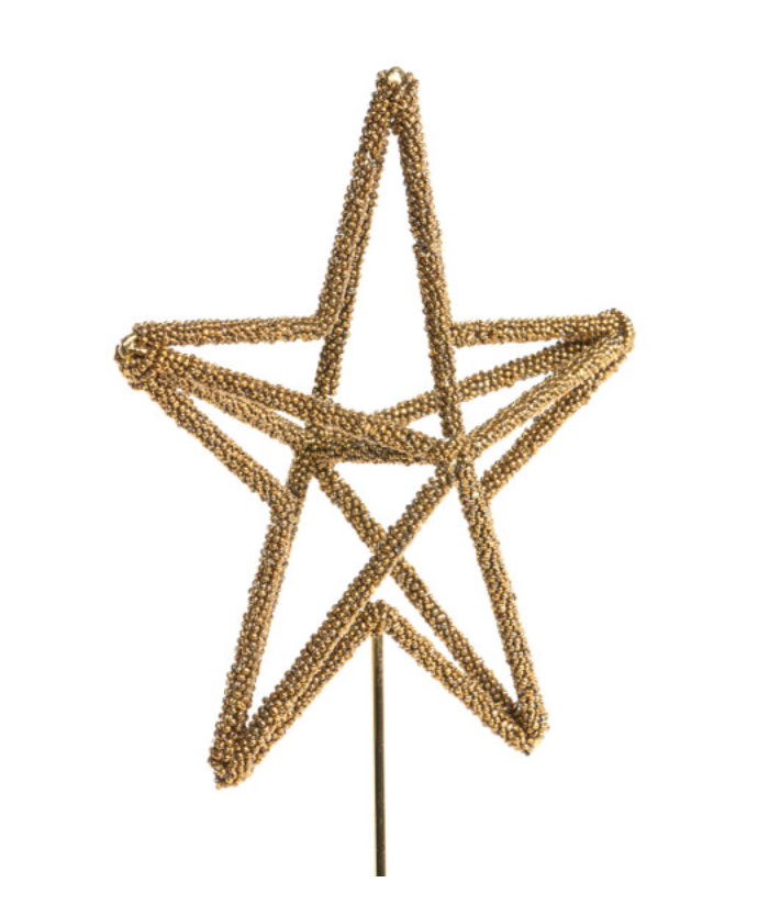 Beaded Star Tree Topper - Thumbnail 3