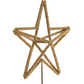 The Beaded Star Tree Topper from Park Hill Collection is a star-shaped ornament on a stick, meticulously crafted with glass beads for an elegant home decor piece that resembles a tree topper or decoration.