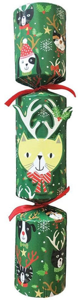 Caspari - Cat with Antlers, Pet Christmas Cracker