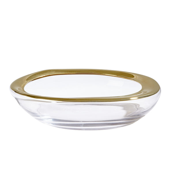 Gold Rim Organic Bowl