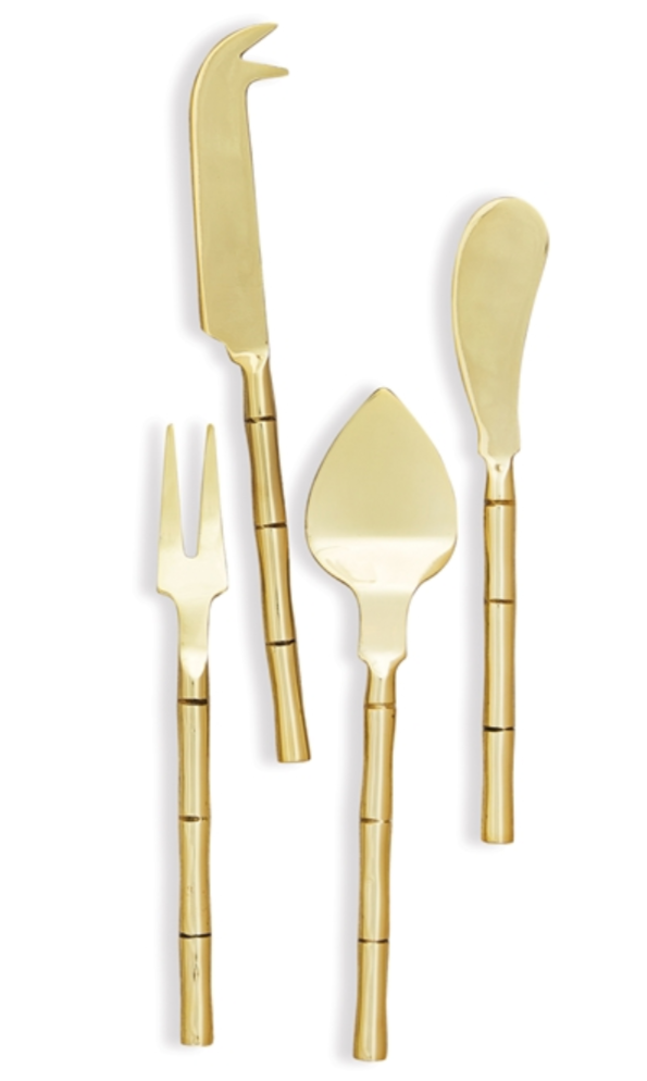 Grove Bamboo Cheese Knives Set - Thumbnail 4