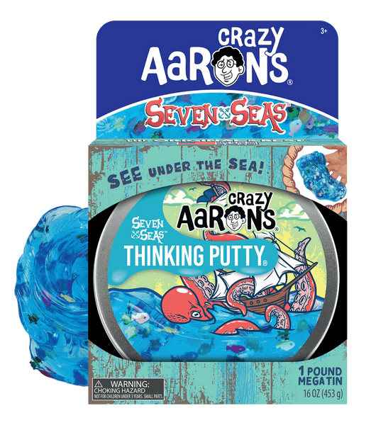 Crazy Aarons Seven Seas Thinking Putty, Mega Tin