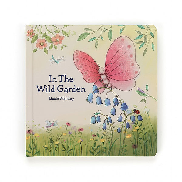 In the Wild Garden book from Jelly Cat, featuring at pink butterfly.