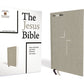 NIV Jesus Bible Leathersoft, Gray