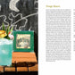 Two colorful candies on a wooden surface with lightly blurred chalkboard background featuring cocktail recipes from Common Ground's A Bartender's Guide to the World.