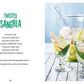 Discover a unique Twisted Sangria recipe with a gin-based twist from *The Little Book of Gin Cocktails* by Penguin Random House, illustrated next to a photo showcasing two glasses of sangria garnished with apple slices, lemon slices, and mint leaves.
