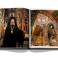 A book featuring a priest in a church, depicting the culture of Athens Riviera by Assouline.