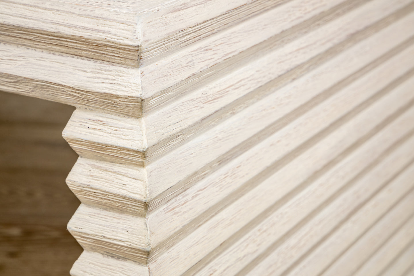 A close up view of a Mr Brown Belmont Coffee Table.