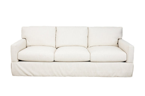 The Lee Industries Blair Sofa, with its track arm design, sits elegantly on a white background.