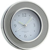 Round Silver Alarm Clock - Chiffon & Silver
