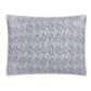 The Matouk Duma Diamond Bedding Collection in Navy features a rectangular pillow with a black and white herringbone patterned cover, crafted from 500 thread count Egyptian cotton percale, shown on a plain white background.