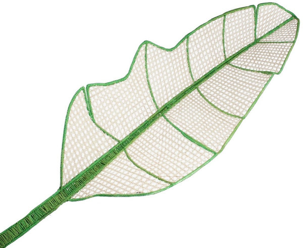 Gayama Leaf Raffia Tray