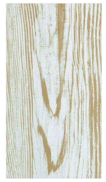 An elegant Caspari Faux Bois Birch wood pattern on a white background.