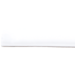 A John Robshaw Fitted Sheet White is spread out flat against a white background.