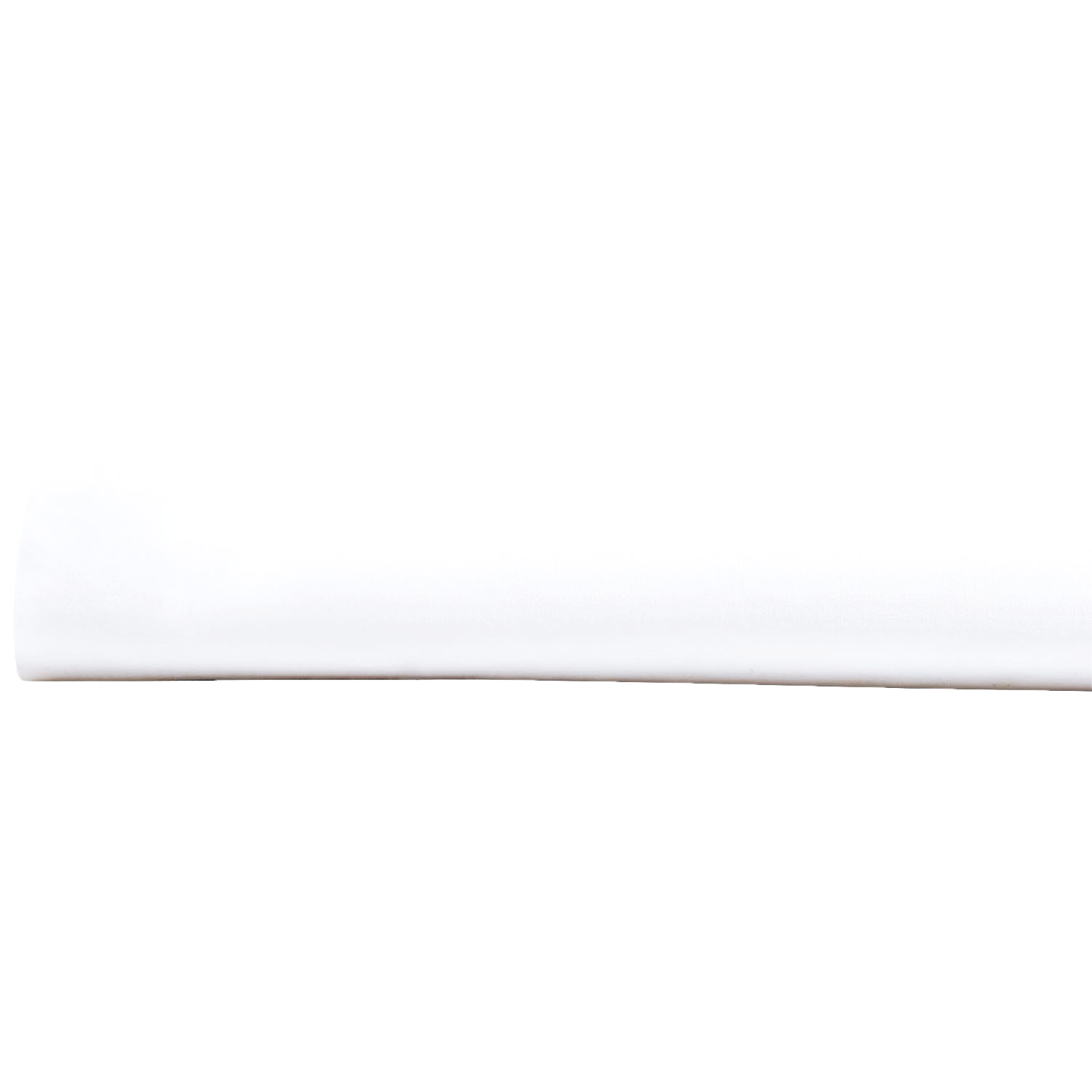 A John Robshaw Fitted Sheet White is spread out flat against a white background.