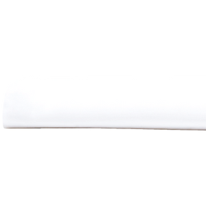 A John Robshaw Fitted Sheet White is spread out flat against a white background.
