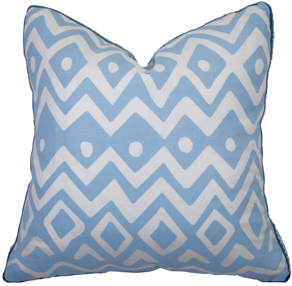 Deauville Zibby Blue Pillow