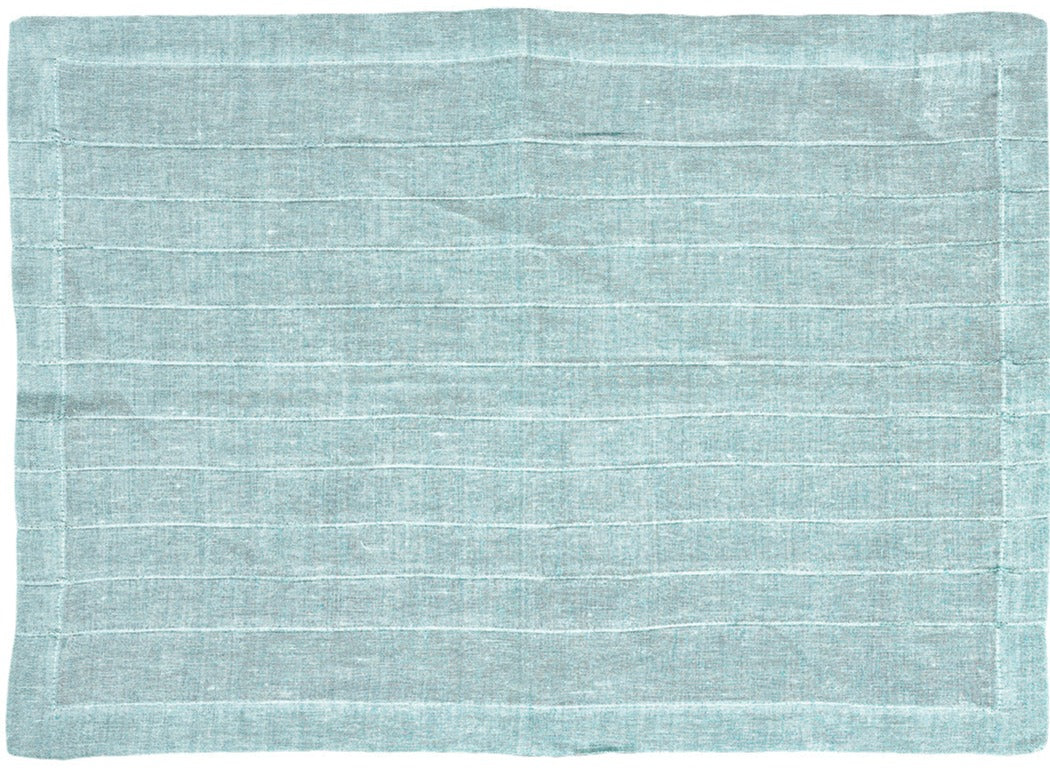 Pleated Linen Placemat Set - Thumbnail 3