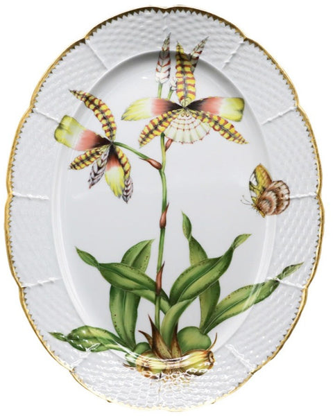anna weatherley orchid oval platter