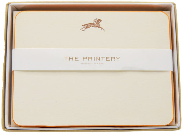 The Printery - Note Card Box Set, Equestrian coaster set in a Printery box.