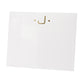 The Gold Initial Large Notepad by Black Ink features heavyweight white paper with a central minimalist gold smiley face—two dot eyes and a curved line for the mouth.