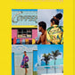 A yellow cover featuring a woman and a palm tree, embodying the essence of Miami life with its vibrant colors and tropical vibe - Assouline's Miami Beach.
