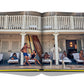 A Miami Beach book showcasing people lounging on beach chairs in Miami by Assouline.