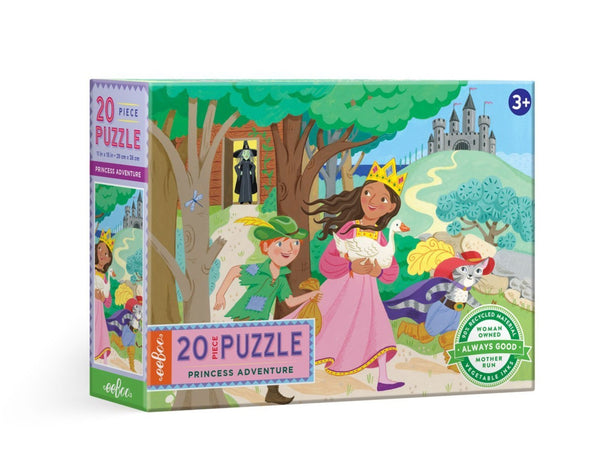 eeboo 20 Piece Princess Adventure Puzzle