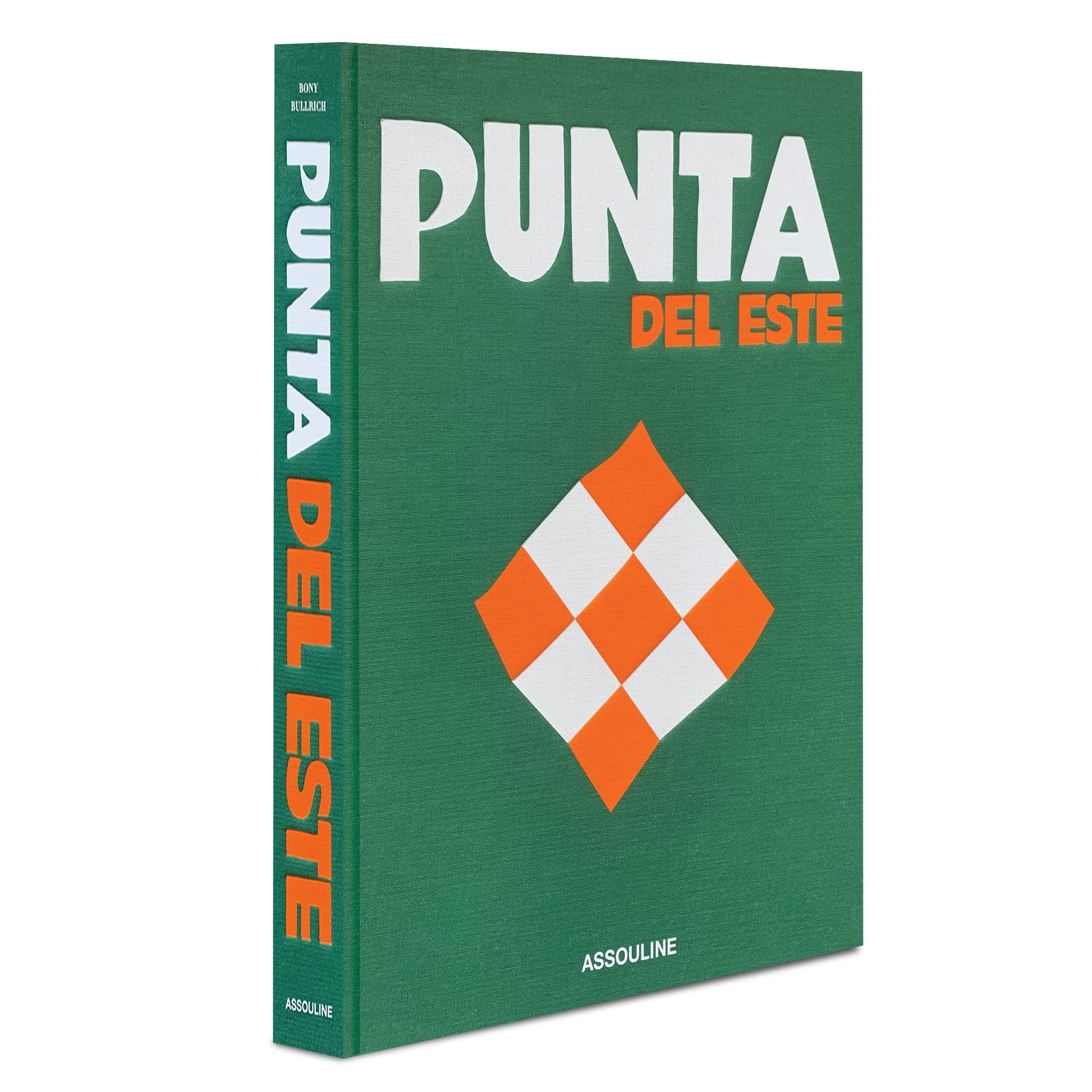 Book cover featuring the vibrant nightlife of Assouline's Punta Del Este beach resort.