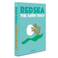 Assouline book cover titled "Red Sea: The Saudi Coast" with a graphic of coral and a wave, primarily in teal and white colors, highlighting the biodiversity of the region.