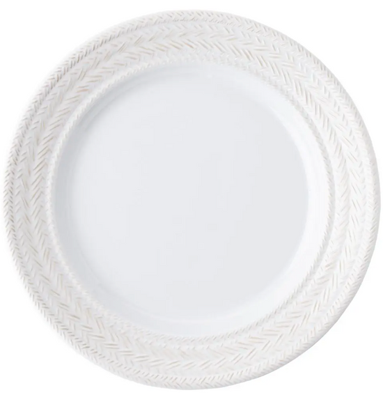 Juliska Le Panier White Melamine Dessert/Salad Plate