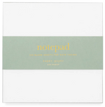 The Green Painted Pad by Sugar Paper is a white notepad with a green label, featuring 150 blank sheets—an everyday essential for note-taking anywhere.