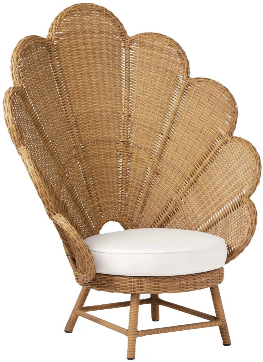 Nima Lounge Chair, Alsek White