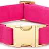 Fabric Dog Collar - Hot Pink