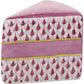 The Herend Slice of Cake is a ceramic piece shaped and painted to look like a cake slice, featuring hand-painted purple and gold decorative designs that showcase artistic craftsmanship.