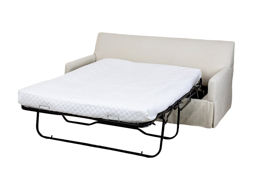 A Sleeper Sofa in Laguna Cloud by Lee Industries, perfect for overnight guests.