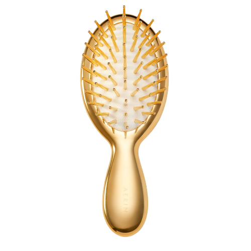 AERIN Travel Gold Hairbrush
