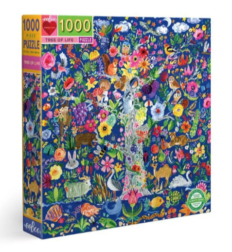 Eeboo Tree of Life Puzzle 1000 Piece Puzzle