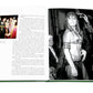 The open book, "Legendary Costume Balls of the Twentieth Century" by Assouline, showcases a black and white photo on the right, evoking grand Art Deco Paris gatherings. On the left, it highlights the allure of costume parties with a small color photo capturing their spirited essence.