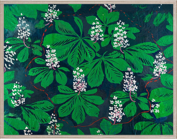 Paule Marrot Blossoming Flowers, 42" x 54"