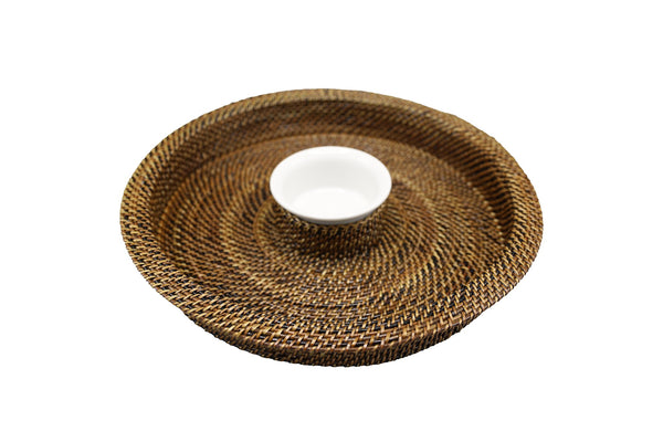 Chip and Dip Tray, Round