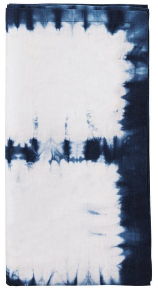Kim Seybert Congo White/Blue Napkin, Set of 4