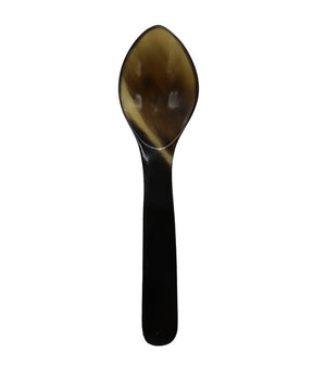 horn coffee spoon, medium, indv