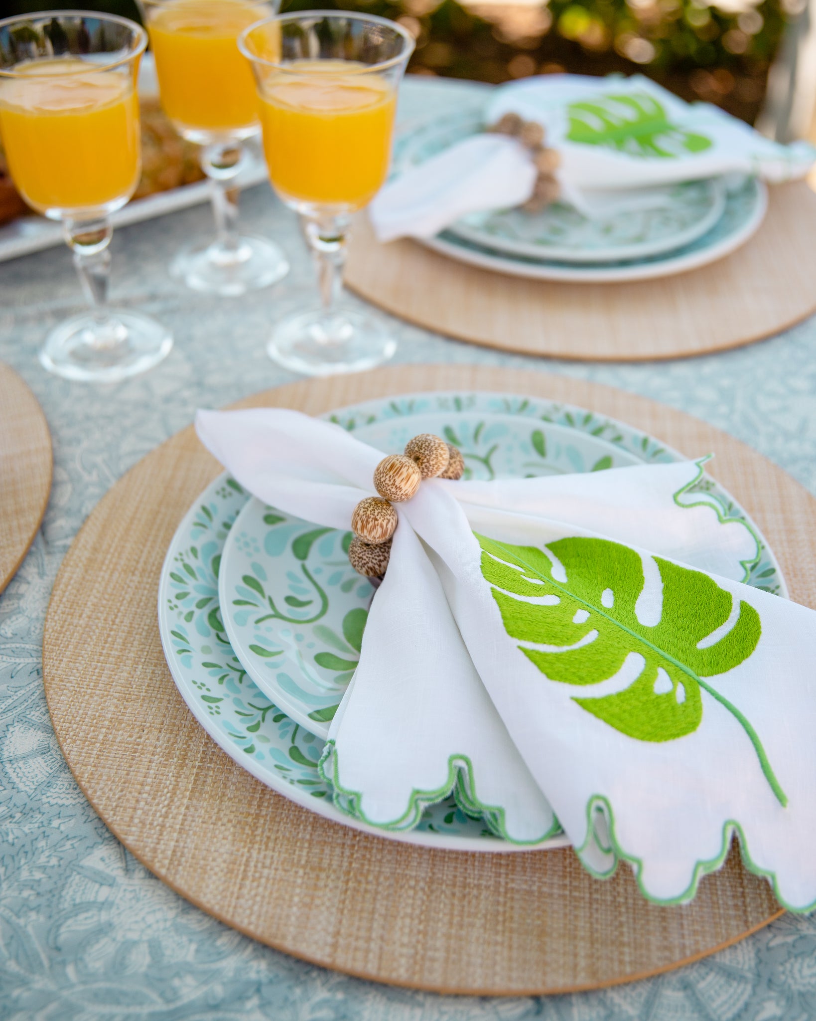 Cocoa Wood Bracelet Napkin Ring - Thumbnail 5