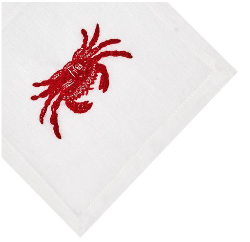 Red Crab Coasters, Set of 4