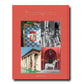 A Marrakech Flair book cover featuring assorted images of Marrakech culture, including architecture, a horse statue, and historical photographs of people by Assouline.